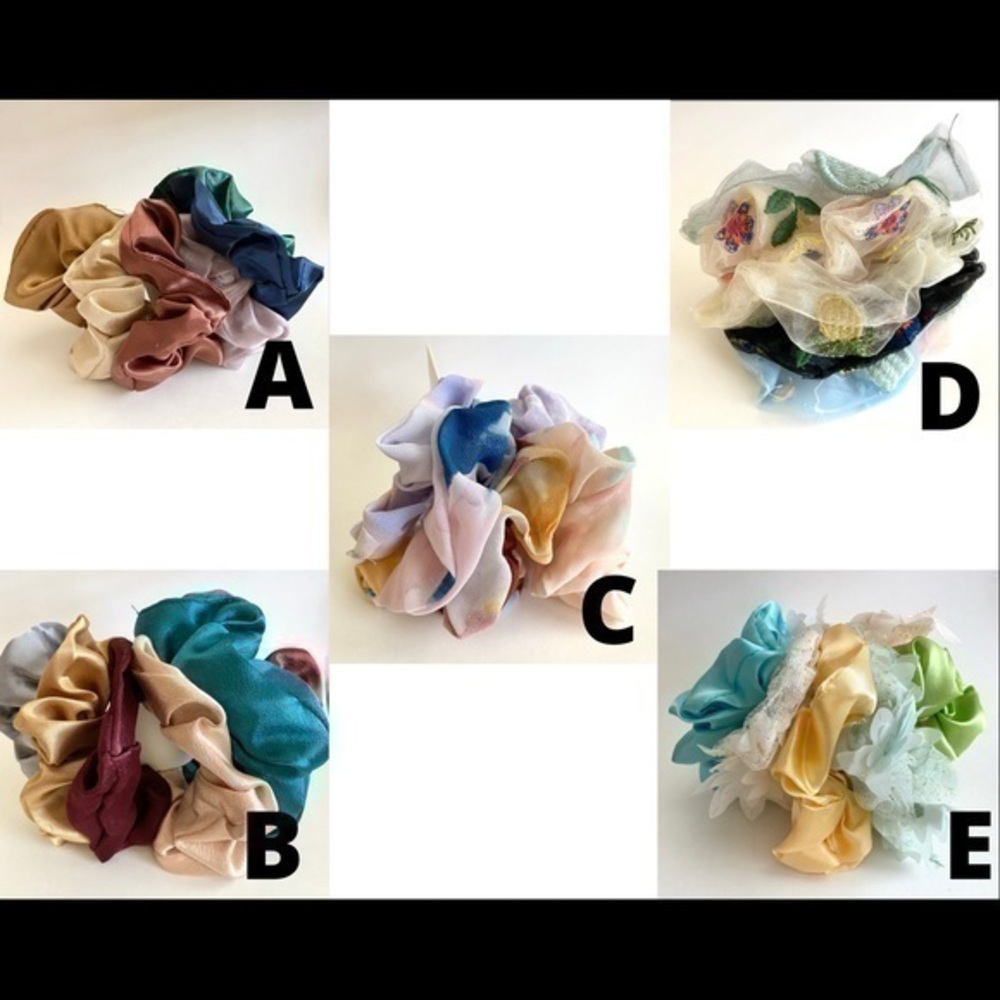 Woman | Scrunchies | Set of 6